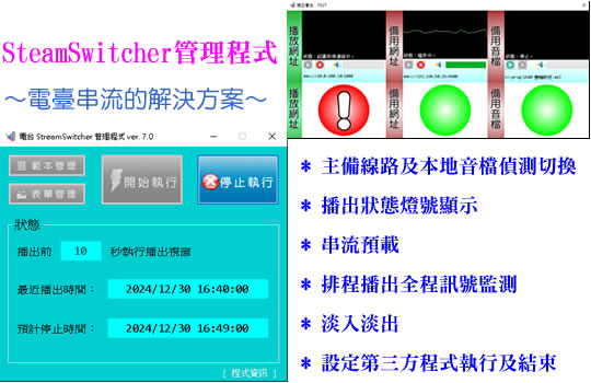 StreamSwitcher 電台串流解決方案